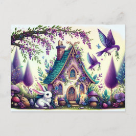 Garden Bunny-vykort. Vykort