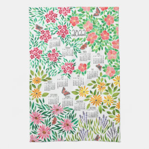 Garden Calendar Kitchen Towel Kökshandduk