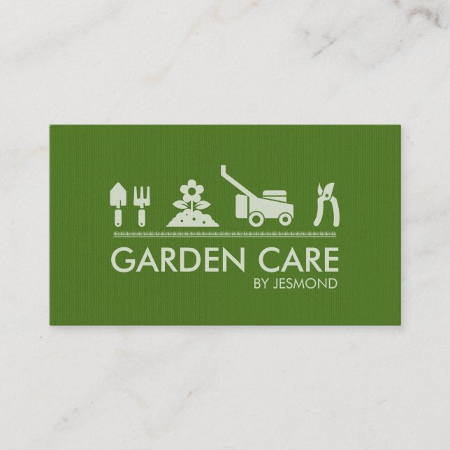 Garden Care Visitkort (Framsida)