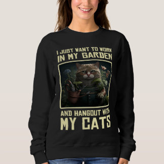 Garden Cat Kitten Landscaping Gardener T Shirt