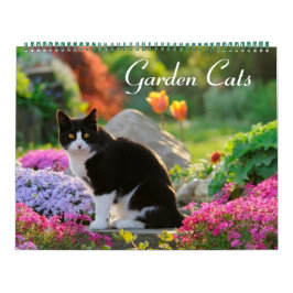 Garden Cats - storlekt stort Kalender