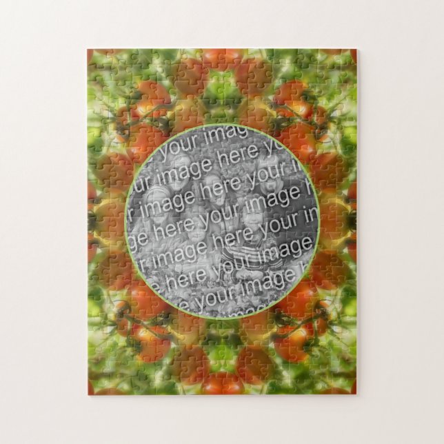 Garden Cherry Tomates Nature Lägg till ditt eget f Pussel (Vertikal)