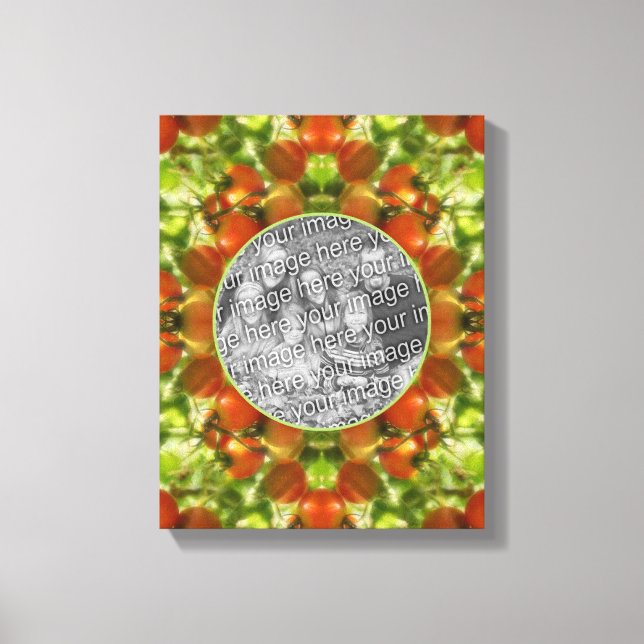 Garden Cherry Tomates Ram Skapar ditt eget foto Canvastryck (Framsida)