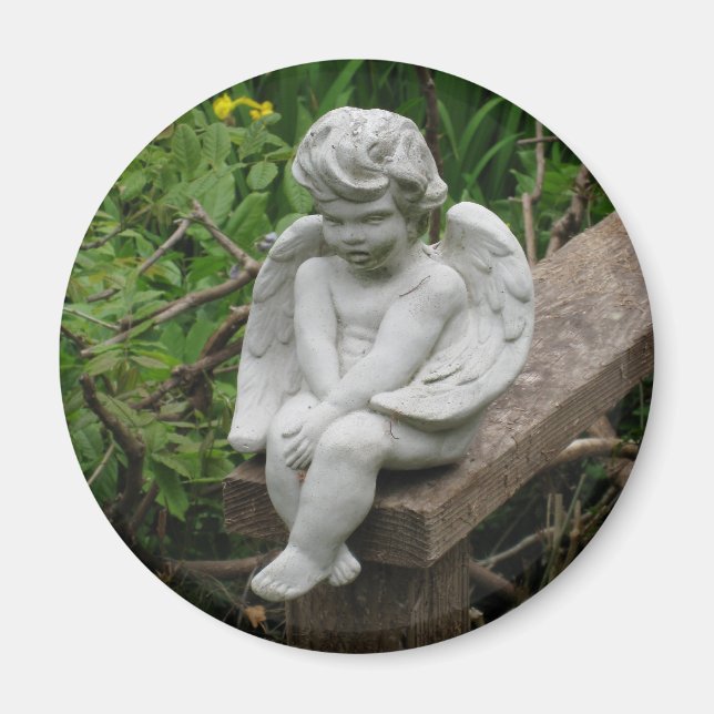 Garden Cherub Magnet (Framsidan)