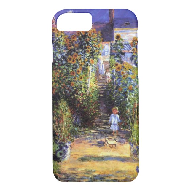 Garden Claude Monet-sommarsolrosblommor Case-Mate iPhone Skal (Baksida)