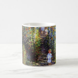 Garden Claude Monet-sommarsolrosblommor Kaffemugg