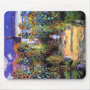 Garden Claude Monet-sommarsolrosblommor Musmatta