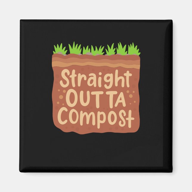 Garden Compost Gift Magnet (Framsidan)
