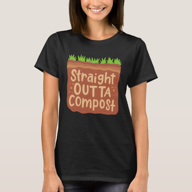 Garden Compost Gift T Shirt (Framsida)