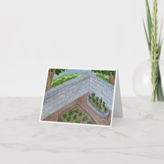 Garden Corner Greeting Card Kort