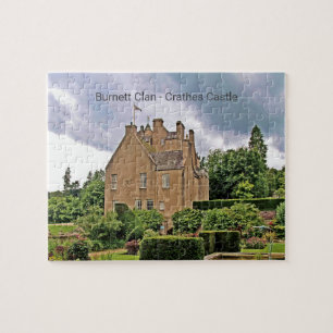 Garden Crathes Castle, Scottish Burnett Klan Pussel