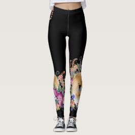 GARDEN DANCE CHOW - Designer leggings
