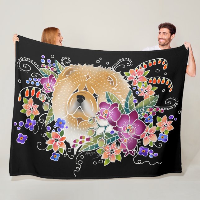 GARDEN DANCE CHOW - Fleece Blanket 3 size (På plats)