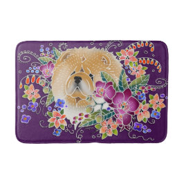 GARDEN DANCE CHOW Lila - Låda eller Bath Mat Badrumsmatta