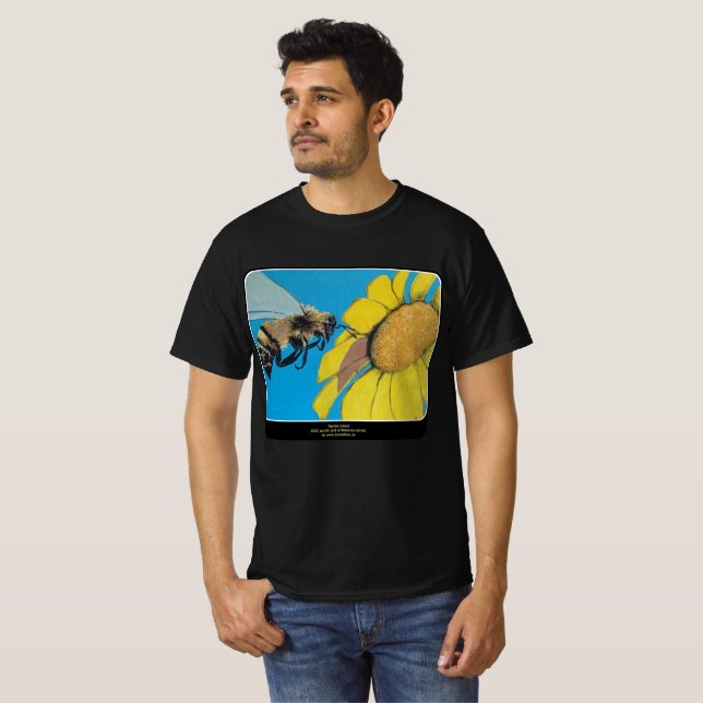 'Garden Dance' målning på en T Shirt (Hel framsida)