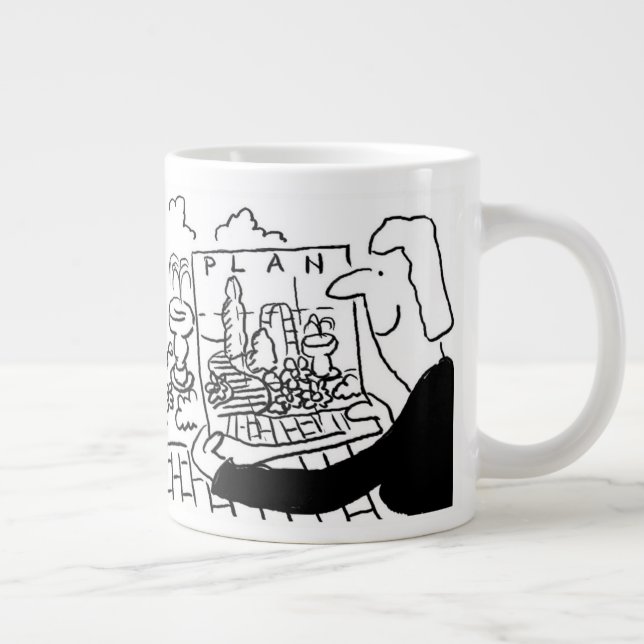 Garden Designer eller Ligcape Gardener Jumbo Mugg (Höger)
