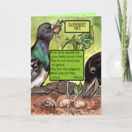 Garden Dikt Seeds Plantor Fågelväxter Garden Grönt Kort