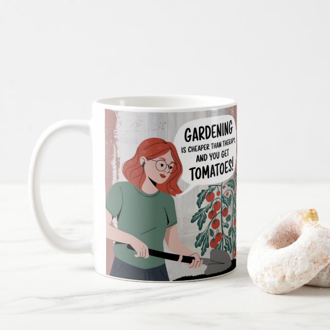 Garden Din Stressa bort Kaffemugg (Med munk)