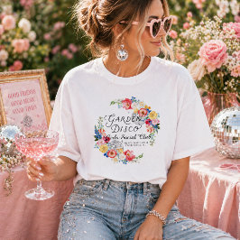 Garden Disco | Brudtärna Bröllopsgäst T Shirt