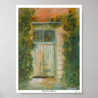 Garden Door av Kevin E. Slater Poster
