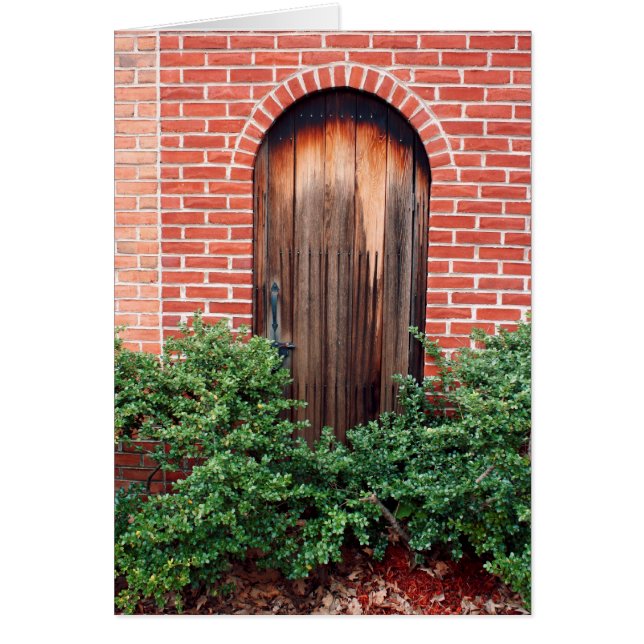 Garden Door Hälsningskort (Framsidan)