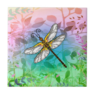 Garden Dragonfly Kakelplatta