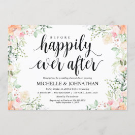 Garden Elegance Bröllop Rehearsal Dinner Inbjudan