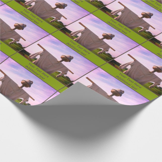 Garden Fågelskrämma Nature Personlig Presentpapper (Hörn)