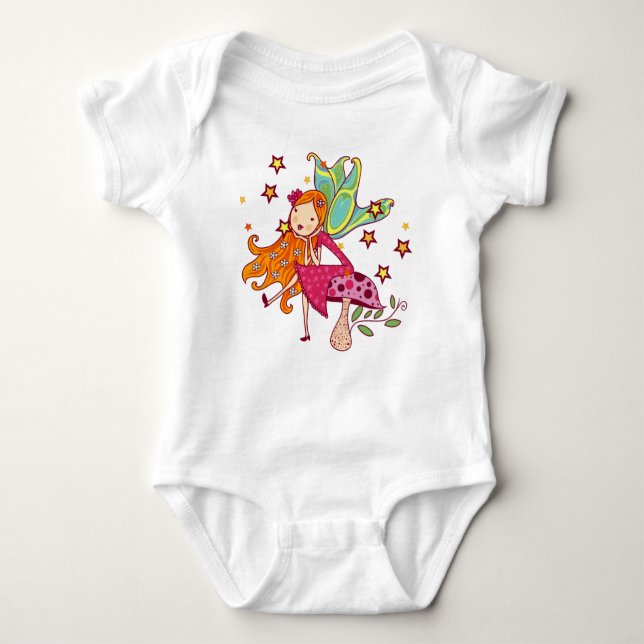 Garden Fairy on Mushroom Tee (Framsida)