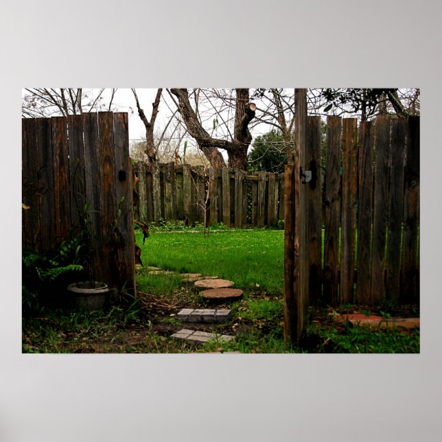 Garden Fence Poster (Framsidan)