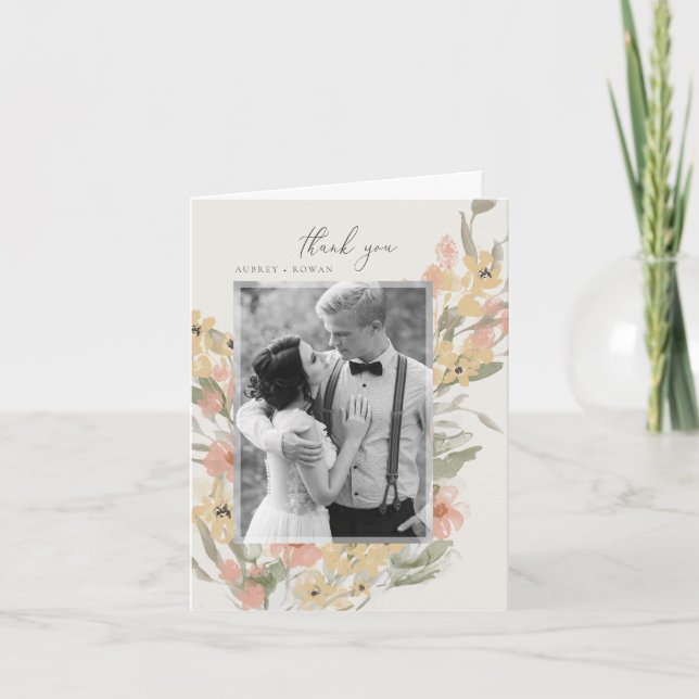 Garden Flourous You Card Tack Kort (Framsida)