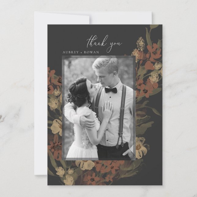 Garden Flourous You Card Tack Kort (Framsida)