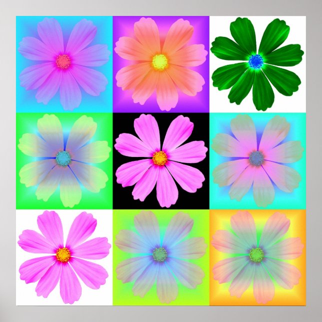 Garden Flower-9-poster Poster (Framsidan)