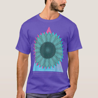 Garden Flower Aesthetic Retro Vaporwave Solros T Shirt