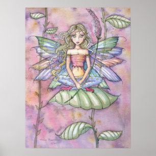 Garden Flower Fairy Art Poster Skriv ut