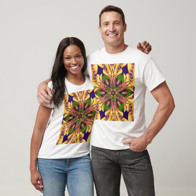 Garden Flower In Summer 2 Bohemian Floral Graphic T Shirt (Unisex)