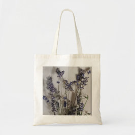 Garden Flower med lavender Tygkasse