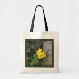 Garden Flower Tote Bag Tygkasse