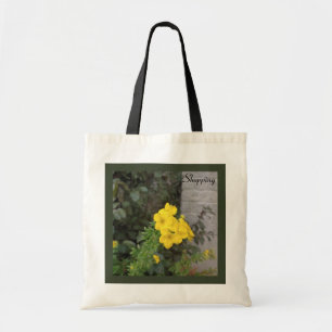 Garden Flower Tote Bag Tygkasse
