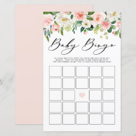 Garden Flowers Baby Bingo Baby Shower Game