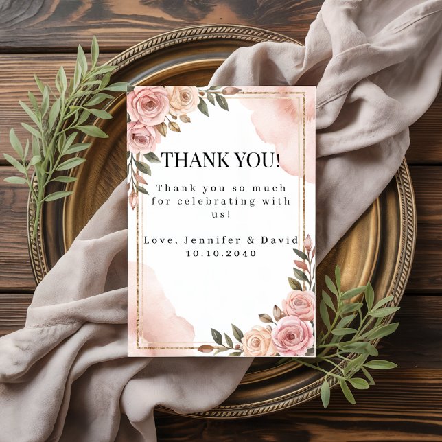 Garden Flowers Baby Shower Flat Tack-kort Tack Kort (Skapare uppladdad)