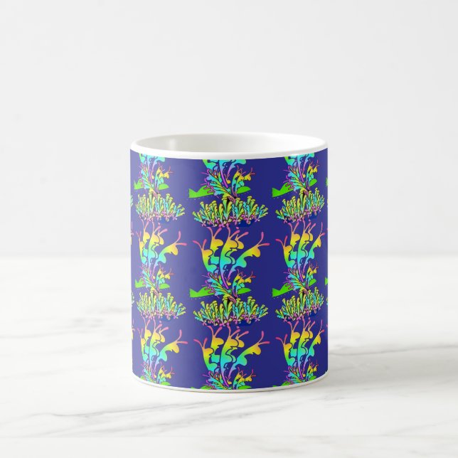 Garden Flowers Deep Blue Kaffemugg (Center)
