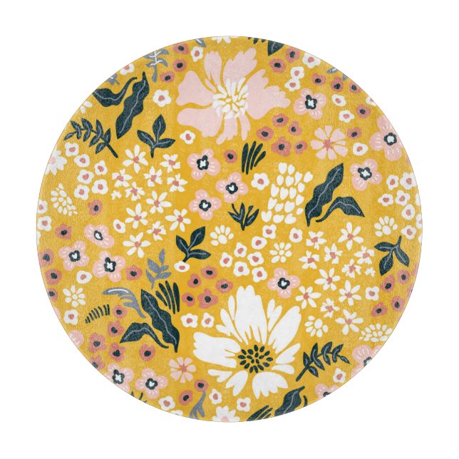 Garden Flowers: Gult Vintage Charm. (Framsidan)