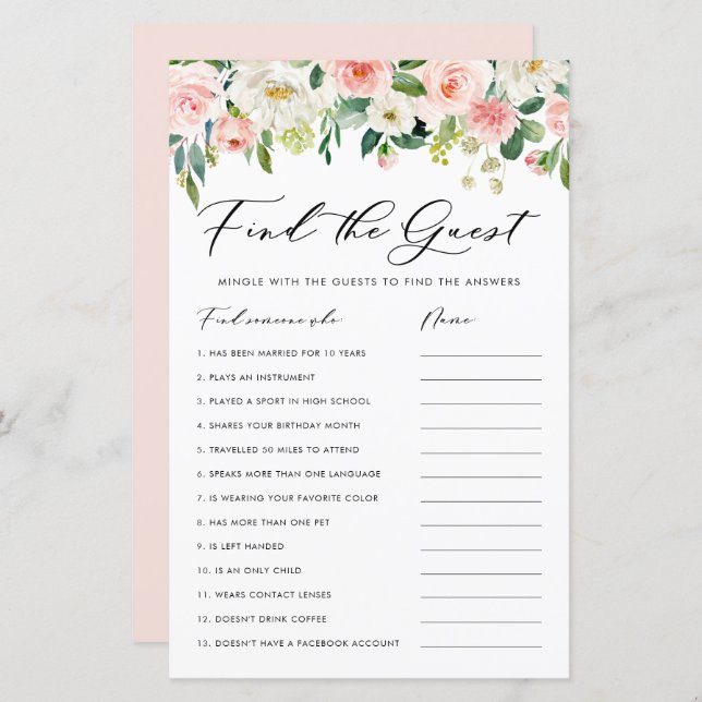 Garden Flowers Hitta Möhippan Game (Fram/baksida)