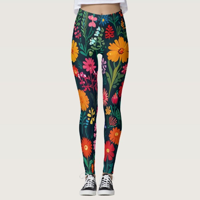 GARDEN FLOWERS LEGGINGS (Framsida)