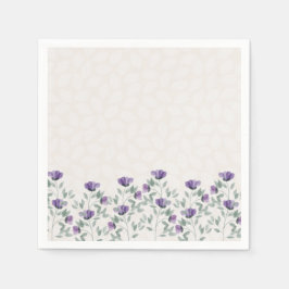 Garden Flowers on Napkins Pappersservett