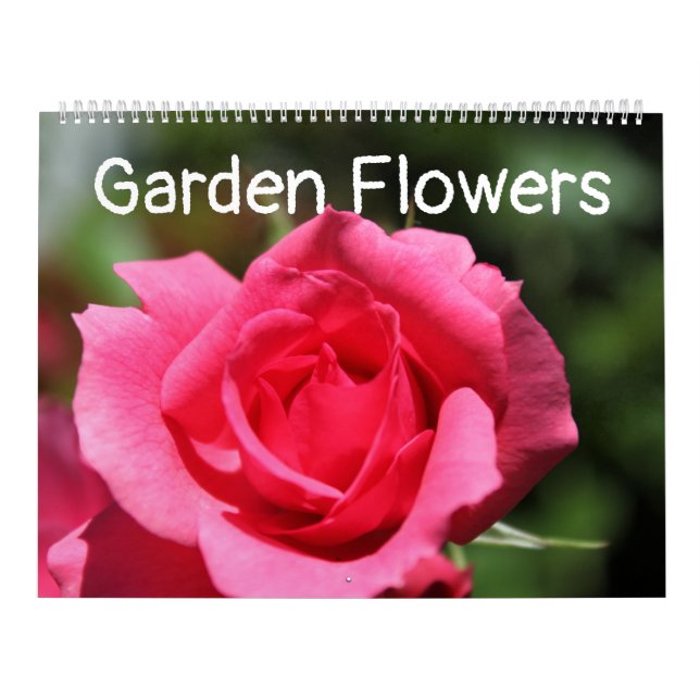 Garden Flowers Photo Art Kalender (Omslag)
