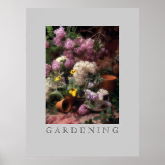 Garden Flowers Poster