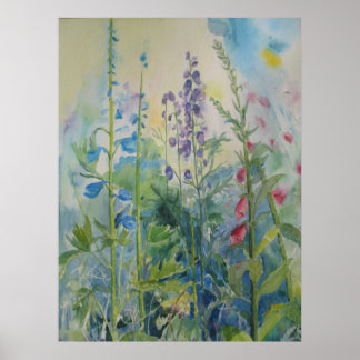 Garden Flowers Poster