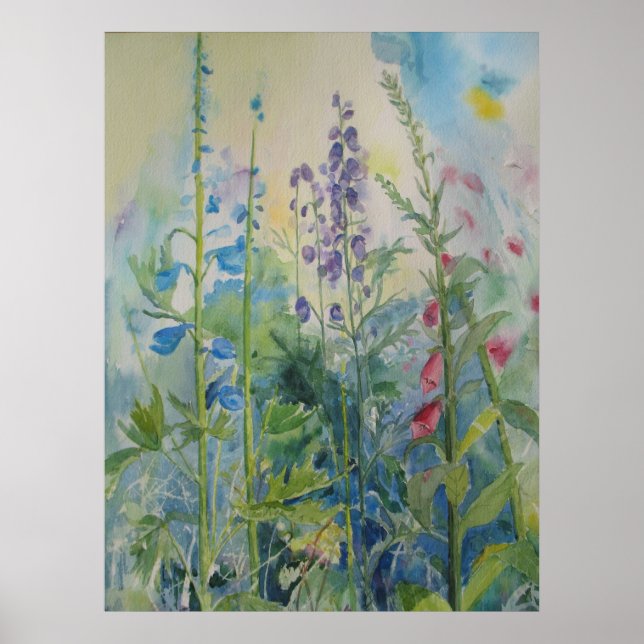 Garden Flowers Poster (Framsidan)